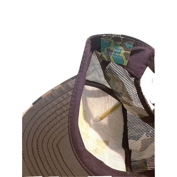 Vintage Operation Desert Storm Hat Cap Snapback Camo Camouflage Fighter Jet Foam - Picture 3 of 3